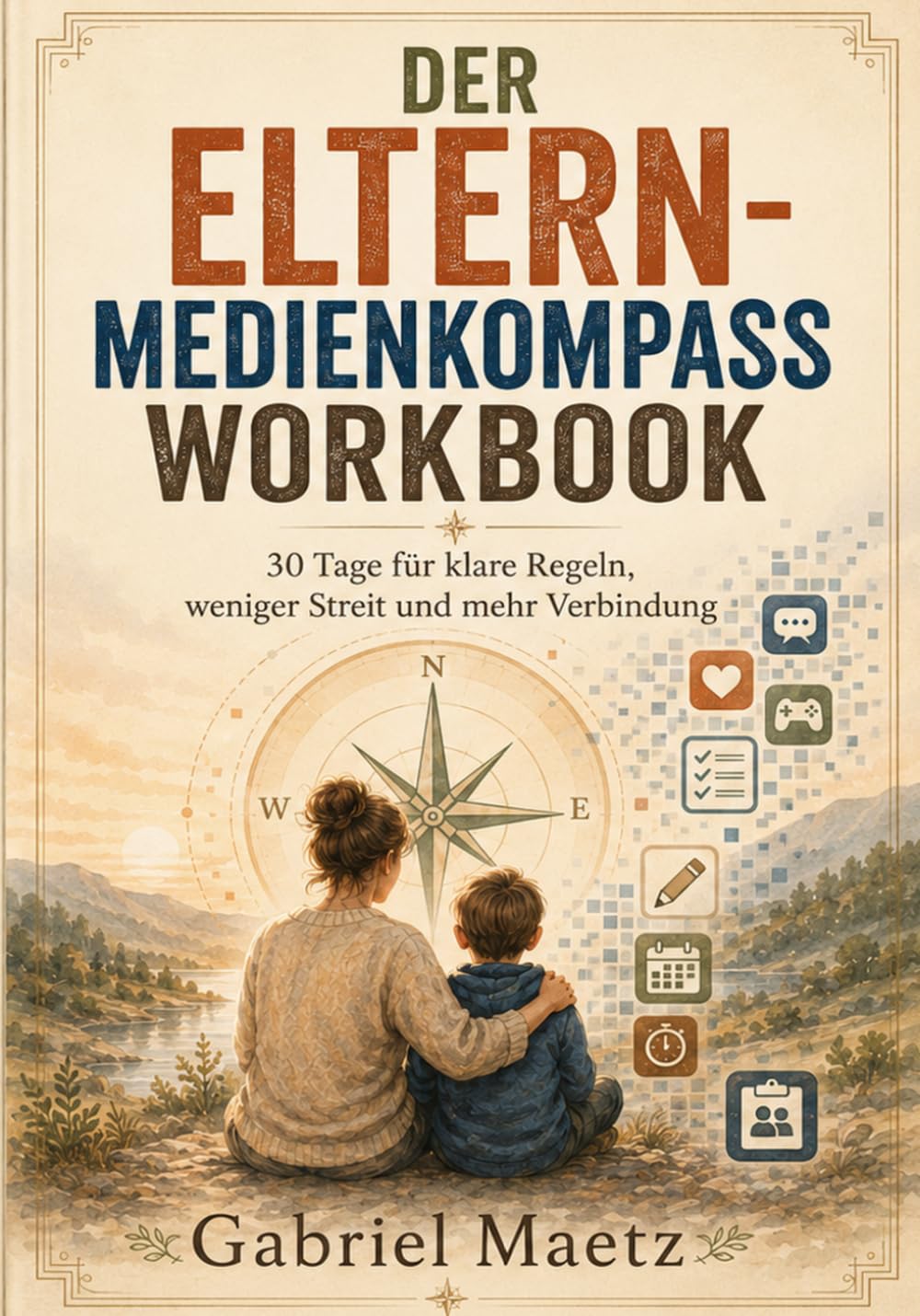 Buchcover &bdquo;Der Eltern-Medienkompass Workbook&ldquo;