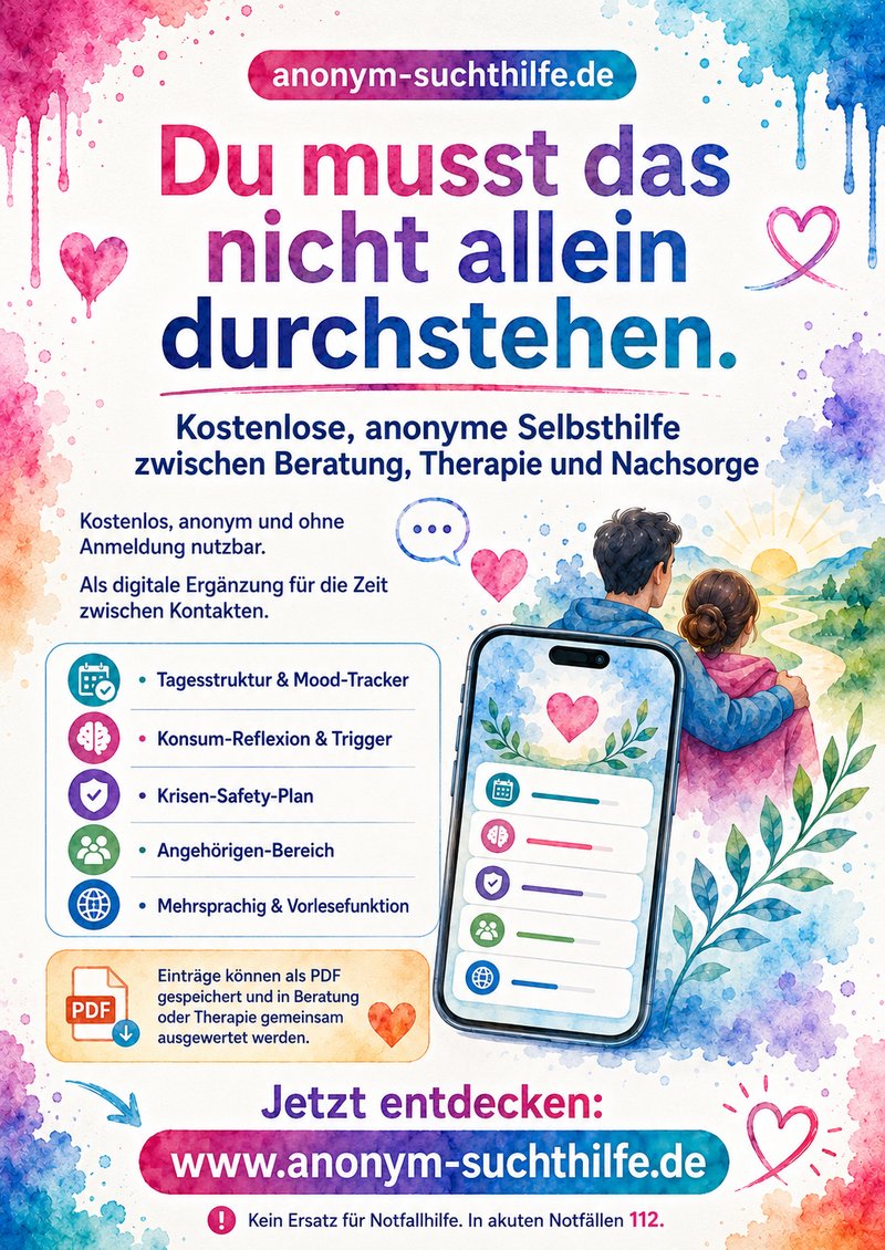 Vorschau: A4-Flyer — „Du musst das nicht allein durchstehen"