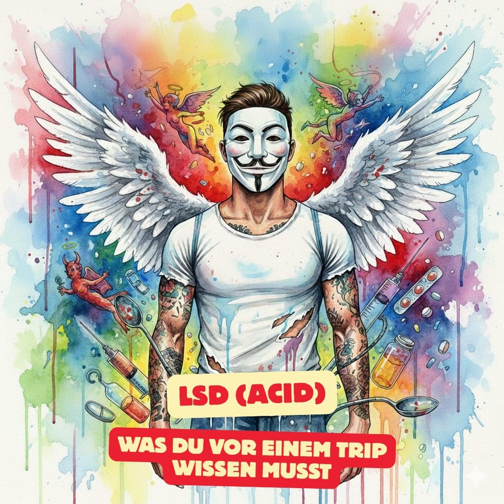 LSD (Acid): Wirkung, Risiken & was du vor einem Trip wissen musst