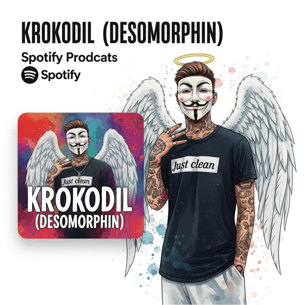 Krokodil (Desomorphin): Die Wahrheit über die "fleischfressende" Droge. Podcast und Artikel Titelbild