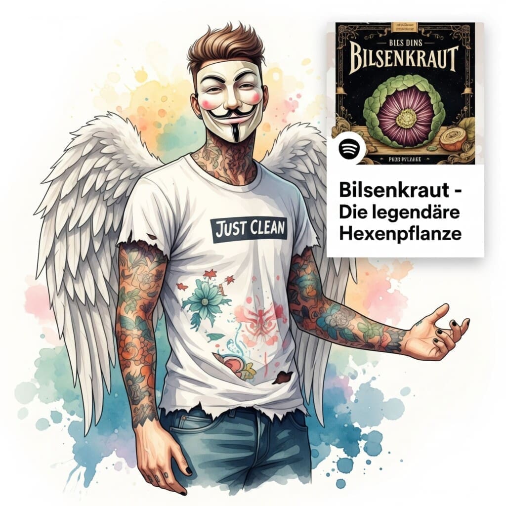 Bilsenkraut: Die legendäre Hexenpflanze und ihre tödlichen Gefahren. Podcast und Artikel Titelbild.