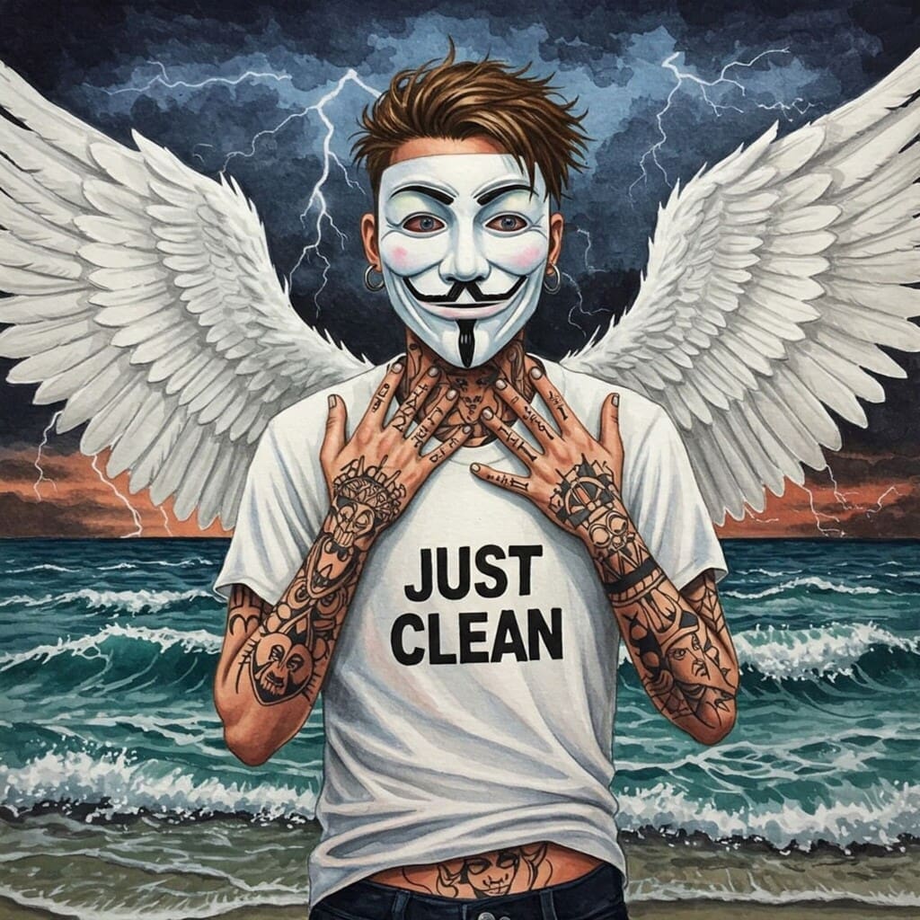 Eine Person (Jugendlicher/junger Erwachsener), die nachdenklich, aber nicht hoffnungslos, auf eine aufgewühlte See oder eine dynamische Stadtlandschaft blickt 🤔. Symbolisiert die Auseinandersetzung mit dem inneren Sturm.

Keywords/Alt-Text: Junge Person blickt nachdenklich auf Aussenwelt – Gefühlschaos nach Sucht verstehen lernen.