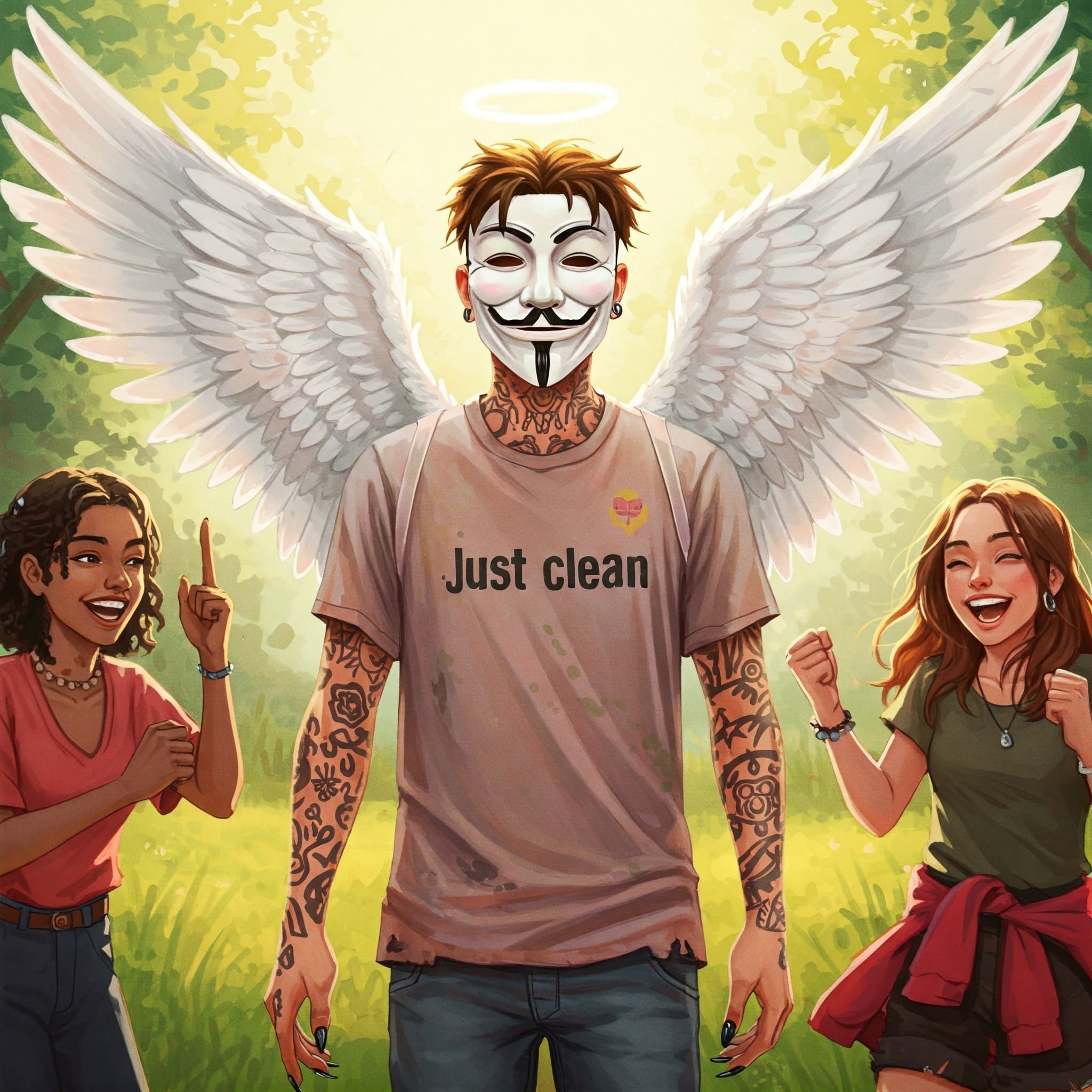 Ein positives, hoffnungsvolles Bild: Eine junge Person oder eine Gruppe von Freund*innen lacht herzlich in der Sonne ☀️, genießt die Natur 🌳 oder feiert einen kleinen Erfolg 🎉. Fokus auf Freude und Freiheit.

Keywords/Alt-Text: Junge Menschen lachen befreit – Positive Emotionen nach Sucht wieder echt erleben.