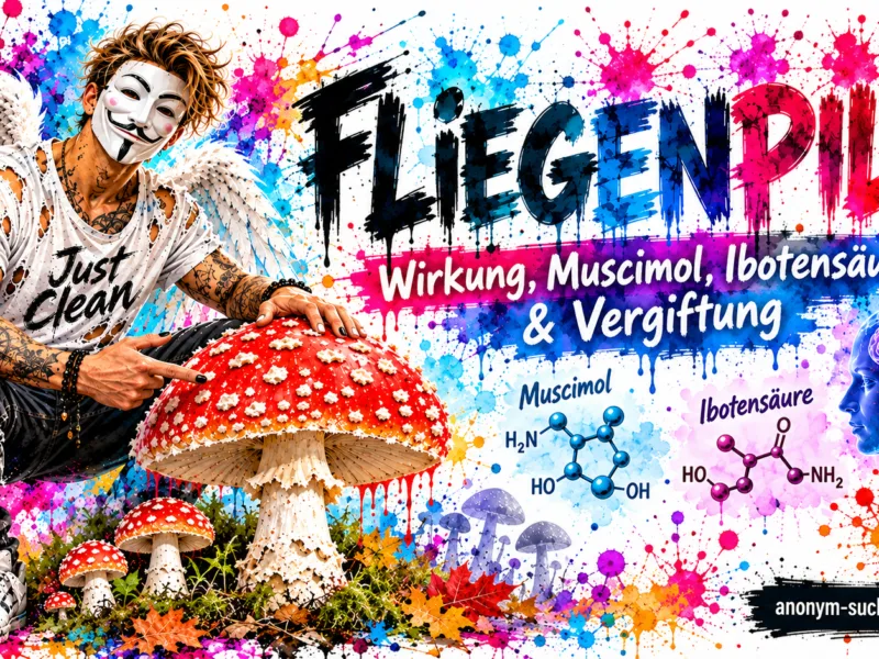 Fliegenpilz: Wirkung, Vergiftung, Muscimol & Ibotensäure
