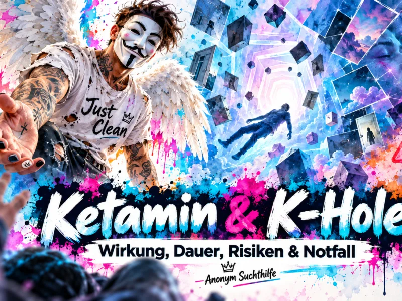 Ketamin & K-Hole: Wirkung, Dauer, Risiken & was im Notfall hilft