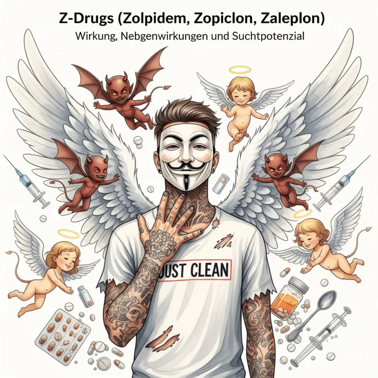 Z-Drugs (Zolpidem, Zopiclon, Zaleplon): Wirkung, Nebenwirkungen und Suchtpotenzial