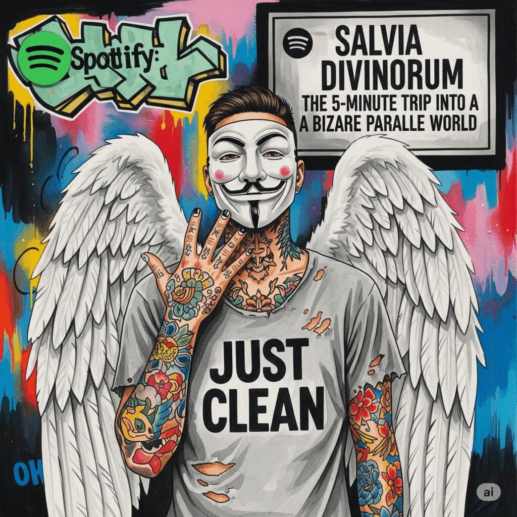 Salvia Divinorum: Der 5-Minuten-Trip in eine bizarre Parallelwelt. Podcast und Artikel Titelbild