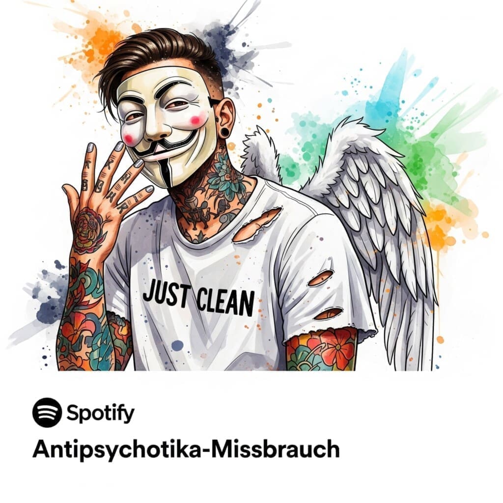 Antipsychotika-Missbrauch: Die Pille, die keine Euphorie bringt – und trotzdem süchtig macht. Podcast und Artikel Titelbild
