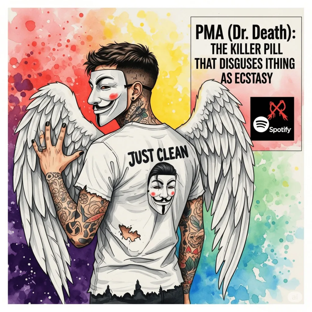 PMA ("Dr. Death"): Die Killer-Pille, die sich als Ecstasy tarnt. Podcast und Artikel Titelbild