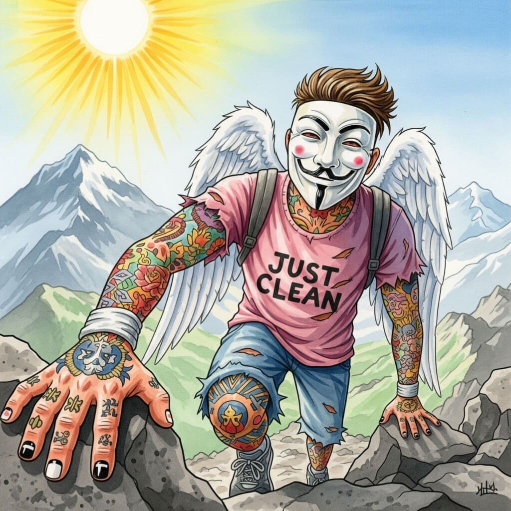 Eine junge Person, die selbstbewusst und lächelnd einen Bergpfad erklimmt. Sonne im Hintergrund.

Keywords für Bild-Alt-Text: "KVT Selbstbewusstsein stärken positive Zukunft"