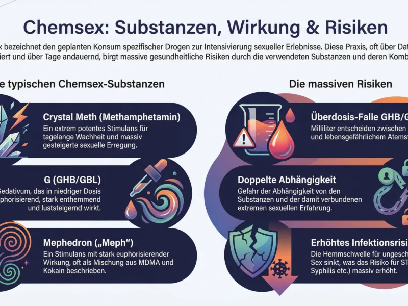 Chemsex: Zwischen Ekstase und Absturz – Dein ehrlicher Guide