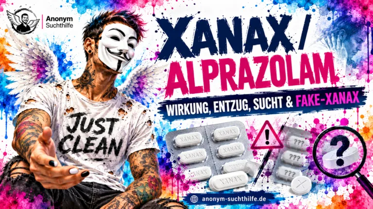 Alprazolam (Xanax): Wirkung, Abhängigkeit, Entzug und die Gefahr von Fake-Xanax