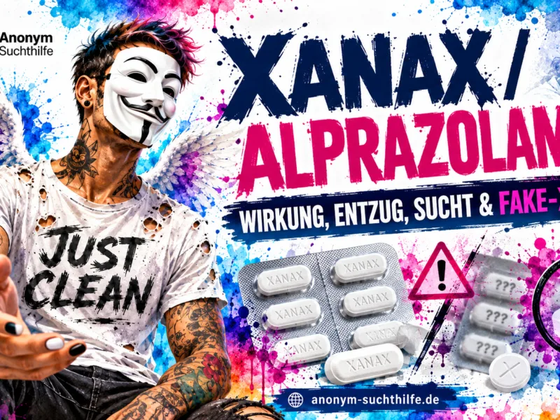 Alprazolam (Xanax): Wirkung, Abhängigkeit, Entzug und die Gefahr von Fake-Xanax
