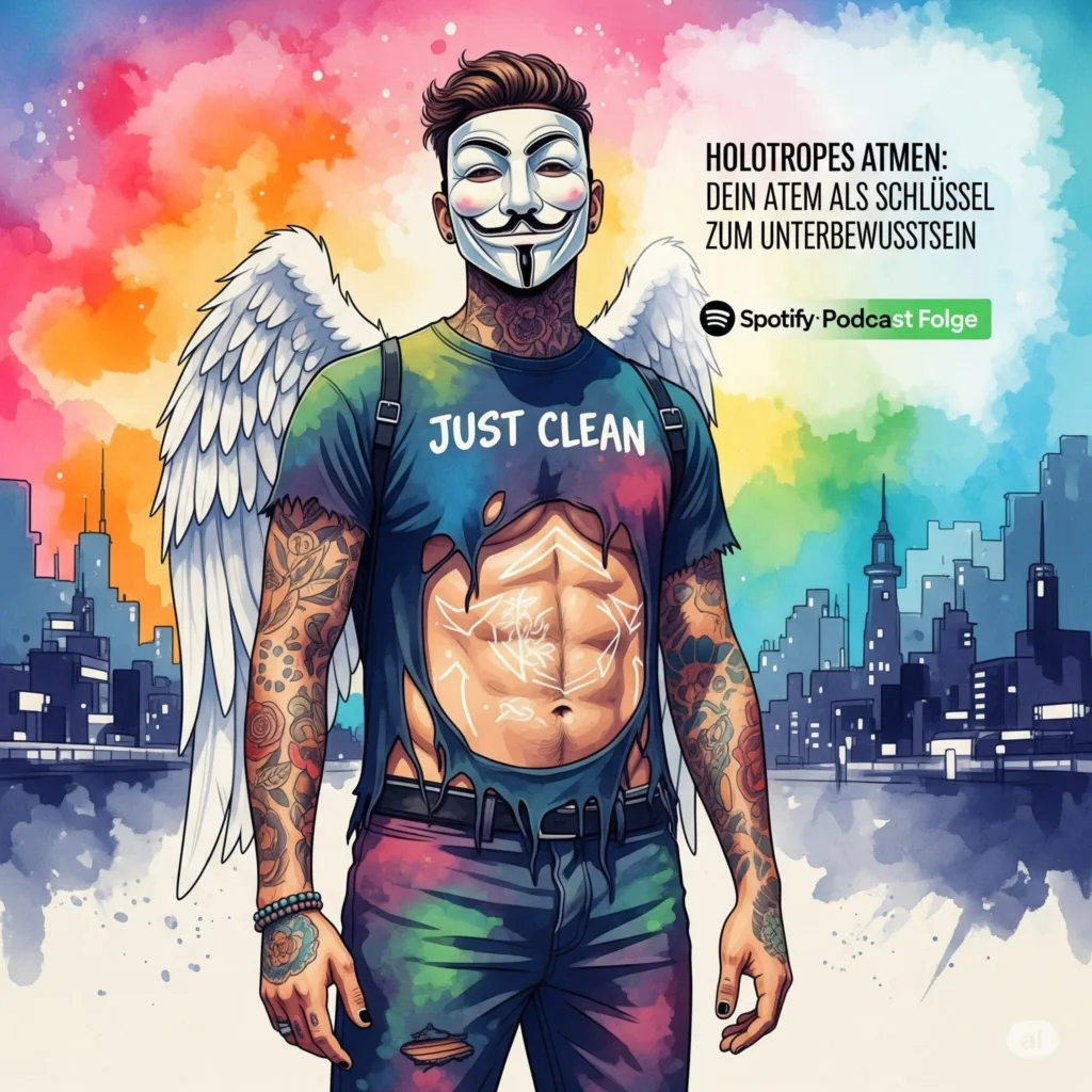 Holotropes Atmen: Dein Atem als Schlüssel zum Unterbewusstsein. Podcast und Artikel Titelbild