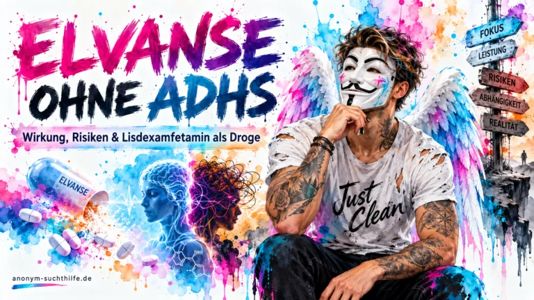 Elvanse ohne ADHS: Wirkung, Risiken & Lisdexamfetamin als Droge