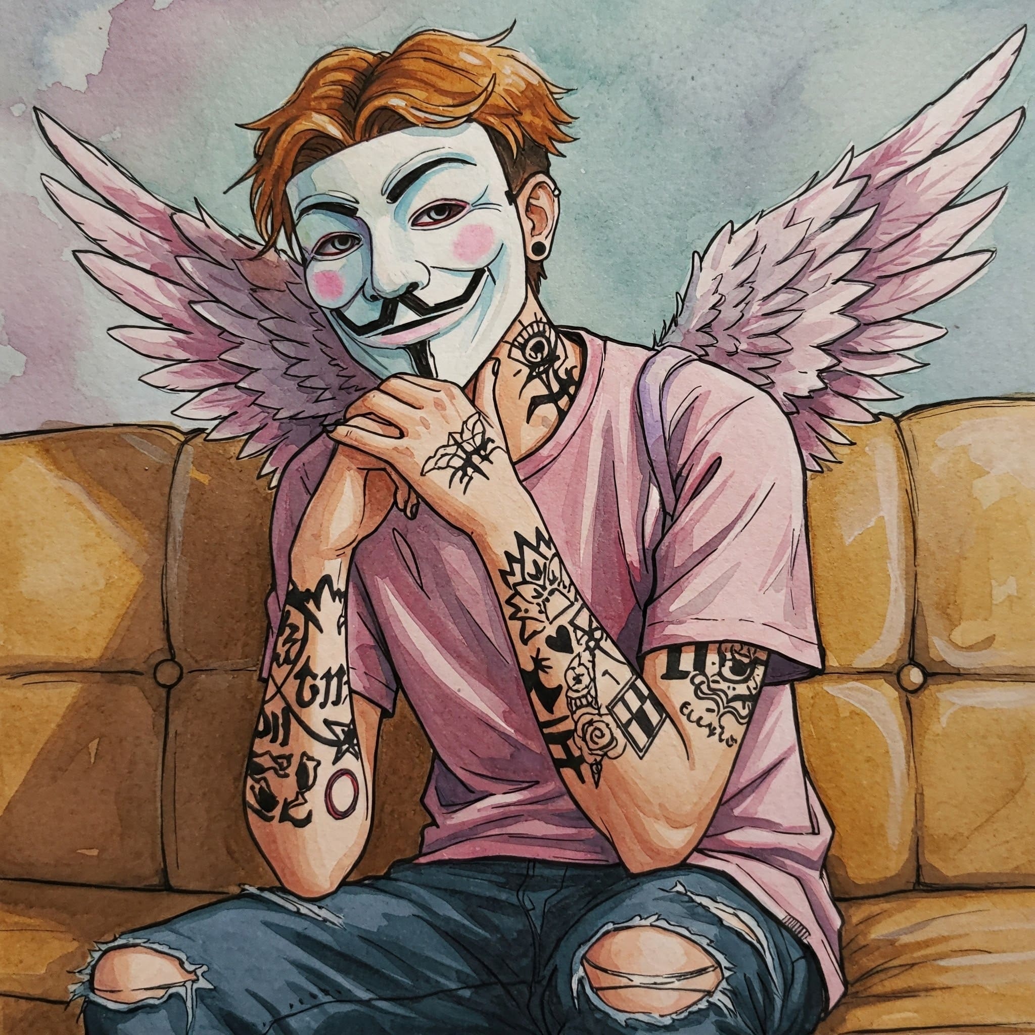 Ein Bild, das Erschöpfung oder Nachdenklichkeit zeigt. Vielleicht jemand, der müde auf einem Sofa sitzt und aus dem Fenster schaut. Eher symbolisch, nicht zu düster. Keywords: Müde nach Party, Erschöpft Jugendlicher, Nachdenken Sofa, Comedown Gefühl, Ausgelaugt nach Feiern