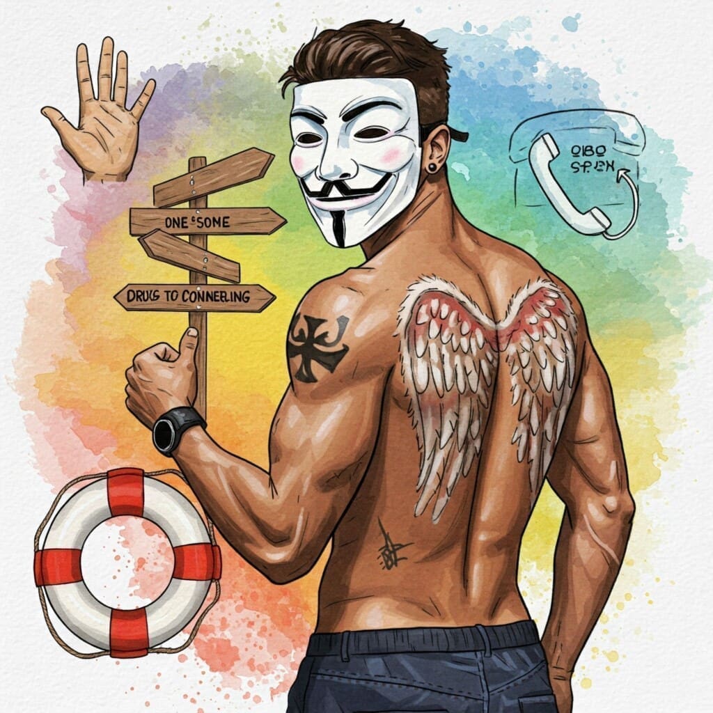 Symbolbild für Hilfe und Unterstützung. Ausgestreckte Hand, Rettungsring, Wegweiser, Telefonsymbol.

Keywords: Hilfe suchen, Beratung Drogen, Unterstützung Sucht, Telefonseelsorge, Ausweg finden