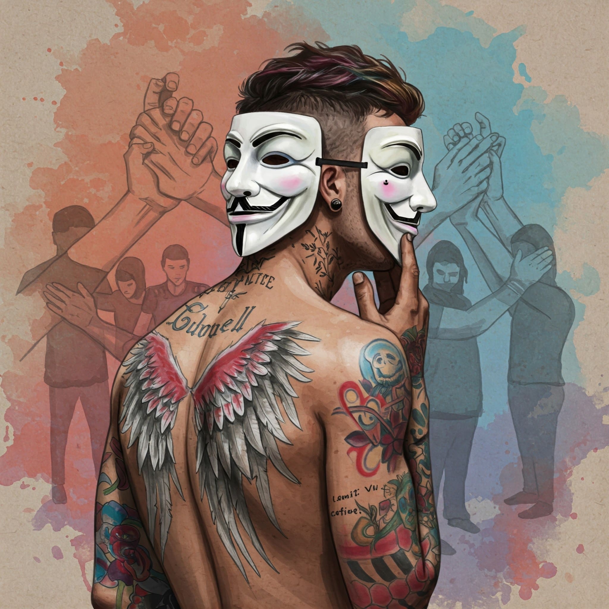 Eine Grafik oder ein Foto, das Unterstützung symbolisiert. Ineinandergreifende Hände, eine Gruppe von Menschen, die sich stützen (keine Gesichter nötig, um Anonymität zu wahren).

Keywords: Unterstützung, Hilfe suchen, Gemeinschaft, Zusammenhalt, Beratung, Netzwerk