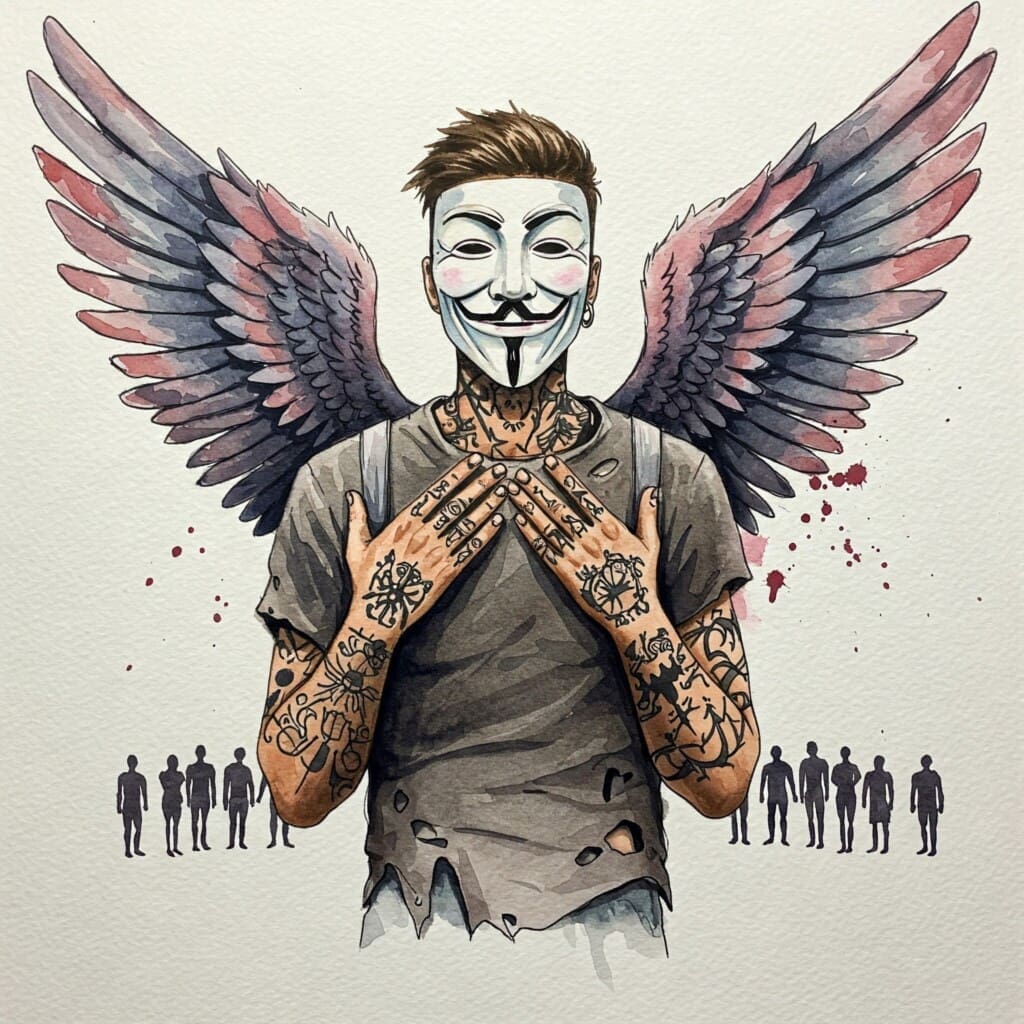 Ein Bild, das Zusammenarbeit oder Gemeinschaft zeigt. Vielleicht eine Gruppe von Leuten (Silhouetten oder von hinten), die zusammenstehen oder sich gegenseitig stützen.

Keywords: Gemeinschaft, Unterstützung, Teamwork, Therapiegruppe, Zusammenhalt