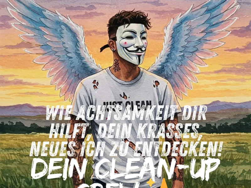 ✨ Dein Clean-Up Crew: Wie Achtsamkeit Dir hilft, Dein krasses, neues Ich zu entdecken! ✨