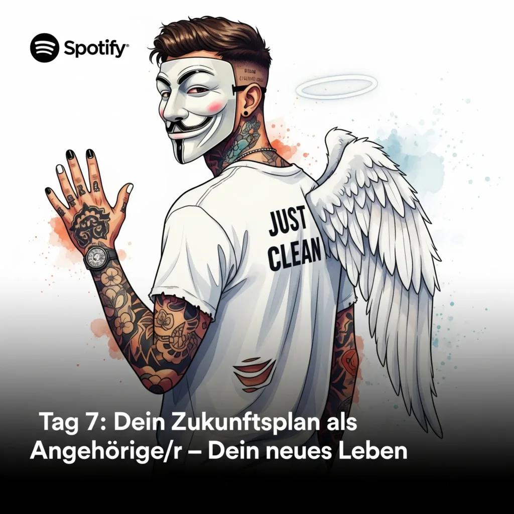 Tag 7: Dein Zukunftsplan als Angehörige/r – Dein neues Leben - Podcast Titelbild