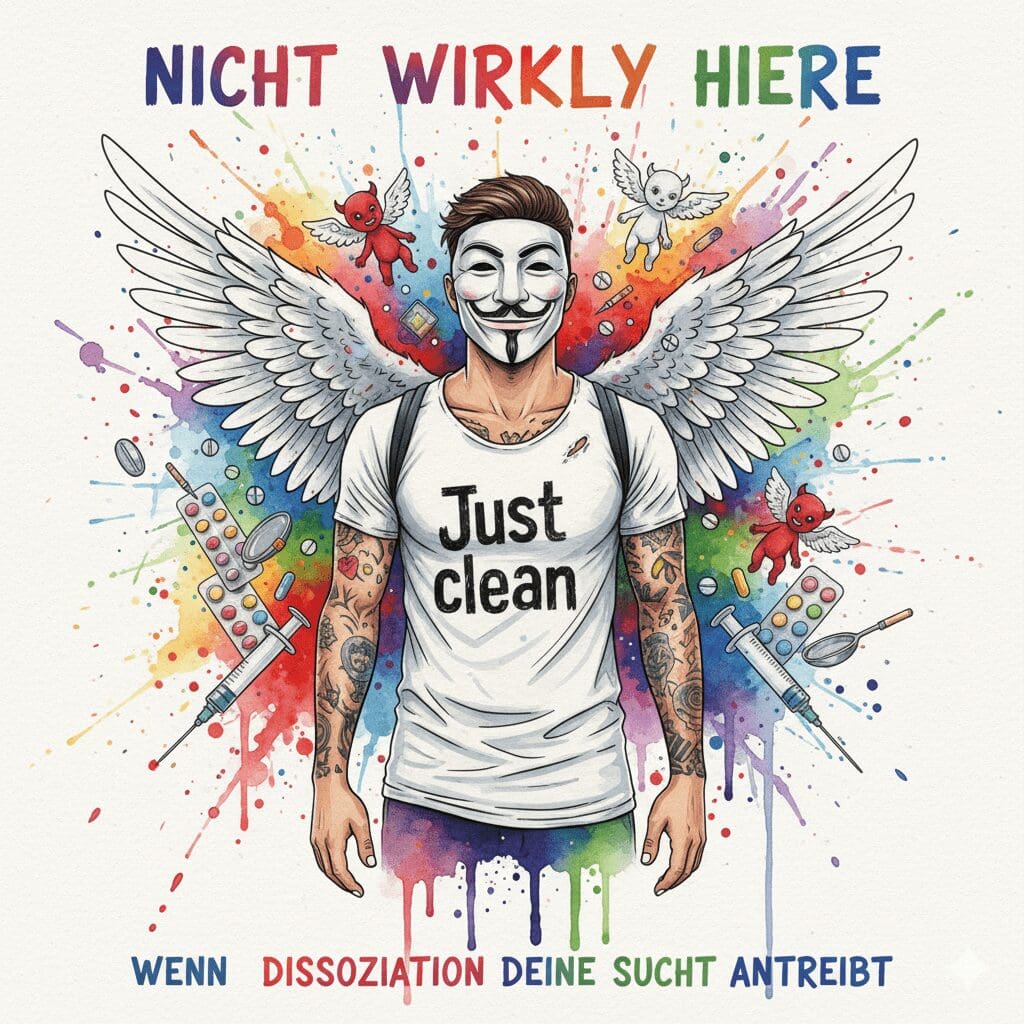 Nicht wirklich hier: Wenn Dissoziation deine Sucht antreibt