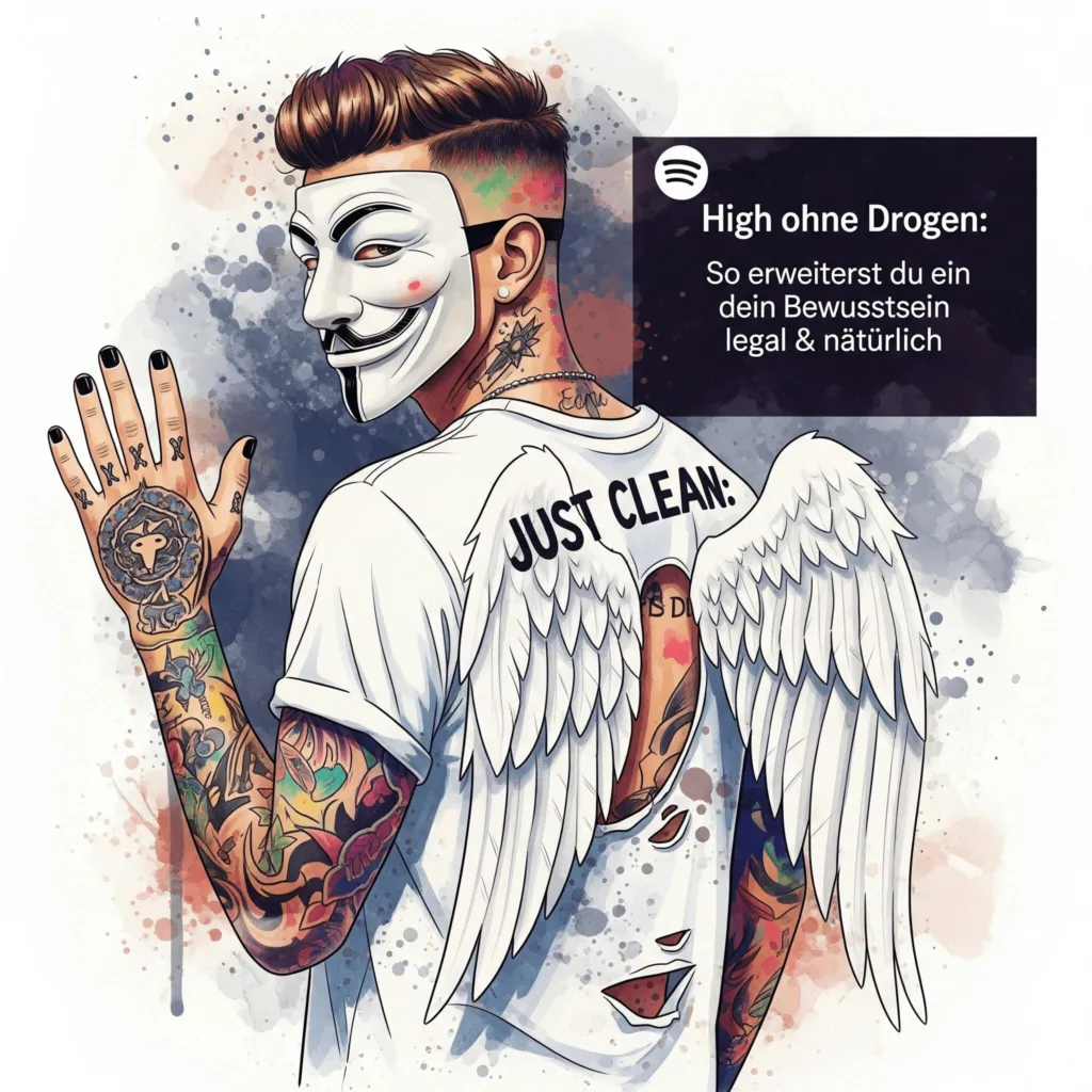 High ohne Drogen: So erweiterst du dein Bewusstsein legal & natürlich. Podcast und Artikel Titelbild