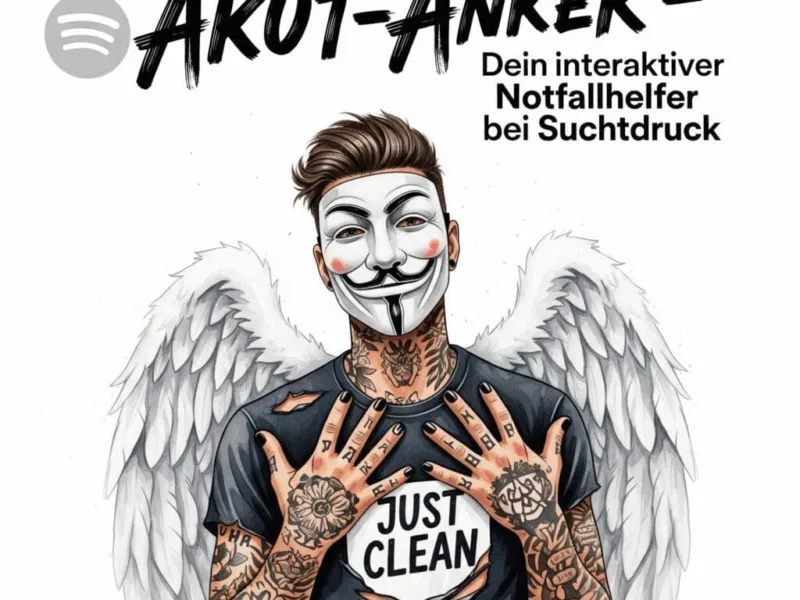 Wenn die Welle kommt: Der neue „Akut-Anker“ – Dein interaktiver Notfallhelfer bei Suchtdruck.
