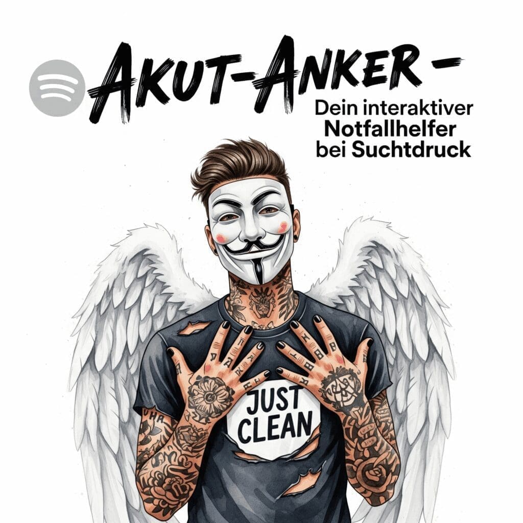 Wenn die Welle kommt: Der neue „Akut-Anker“ – Dein interaktiver Notfallhelfer bei Suchtdruck.