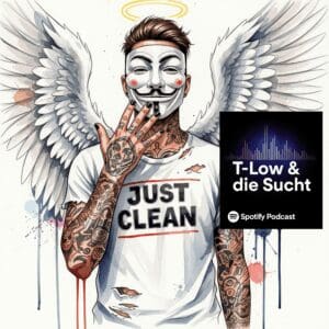 T-Low & die Sucht: Spiegel einer verlorenen Generation oder nur Verherrlichung? Podcast und Artikel Titelbild.