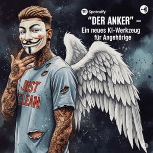 Wenn die Sucht eines anderen dein Leben bestimmt: "Der Anker" – Ein neues KI-Werkzeug für Angehörige. Podcast und Artikel Titelbild