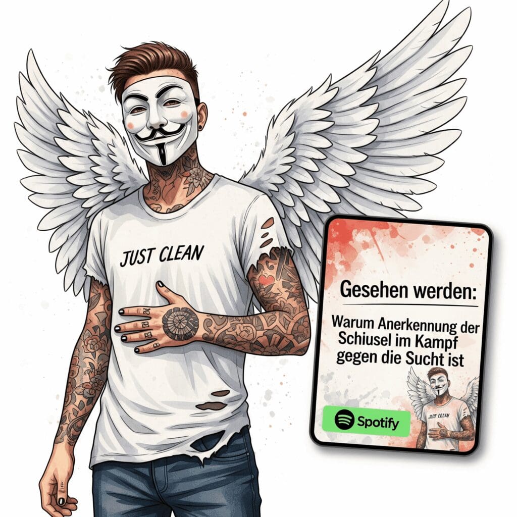 Gesehen werden: Warum Anerkennung der Schlüssel im Kampf gegen die Sucht ist. Podcast und Artikel Titelbild