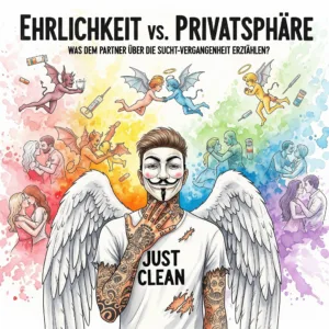 Ehrlichkeit vs. Privatsphäre: Was dem Partner über die Sucht-Vergangenheit erzählen?