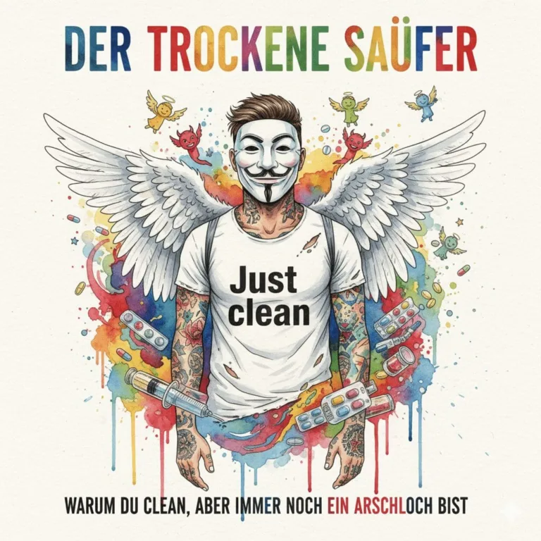 Der trockene Säufer: Warum du clean, aber immer noch ein Arschloch bist