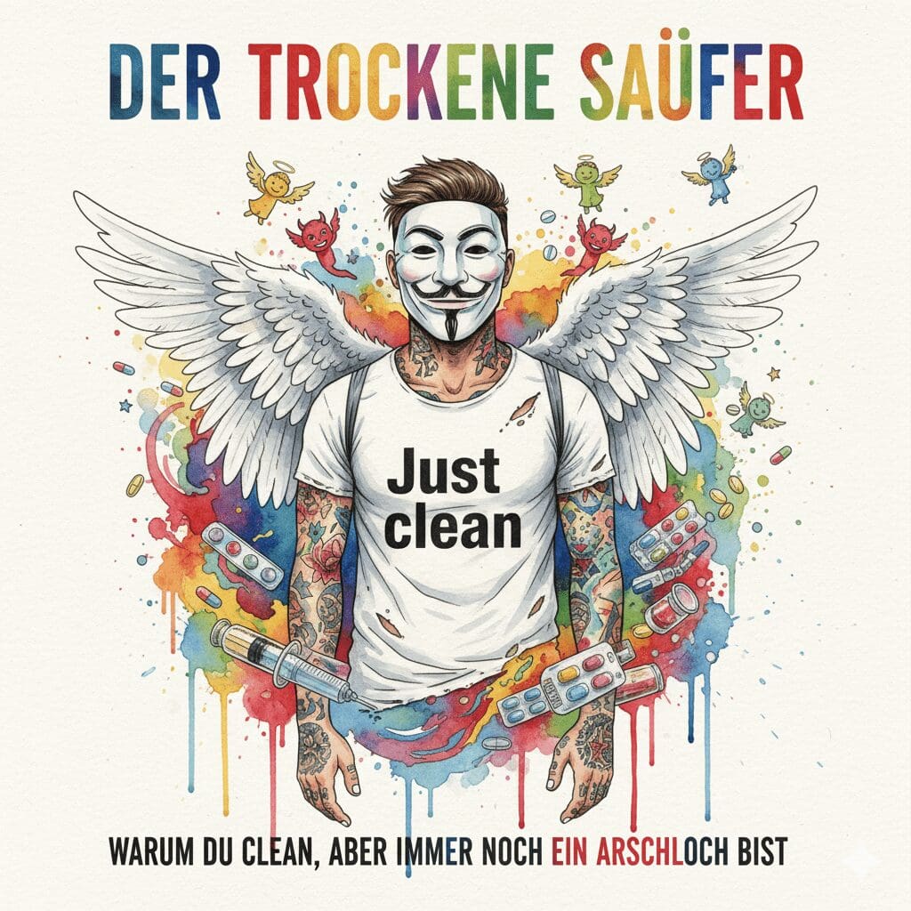 Der trockene Säufer: Warum du clean, aber immer noch ein Arschloch bist