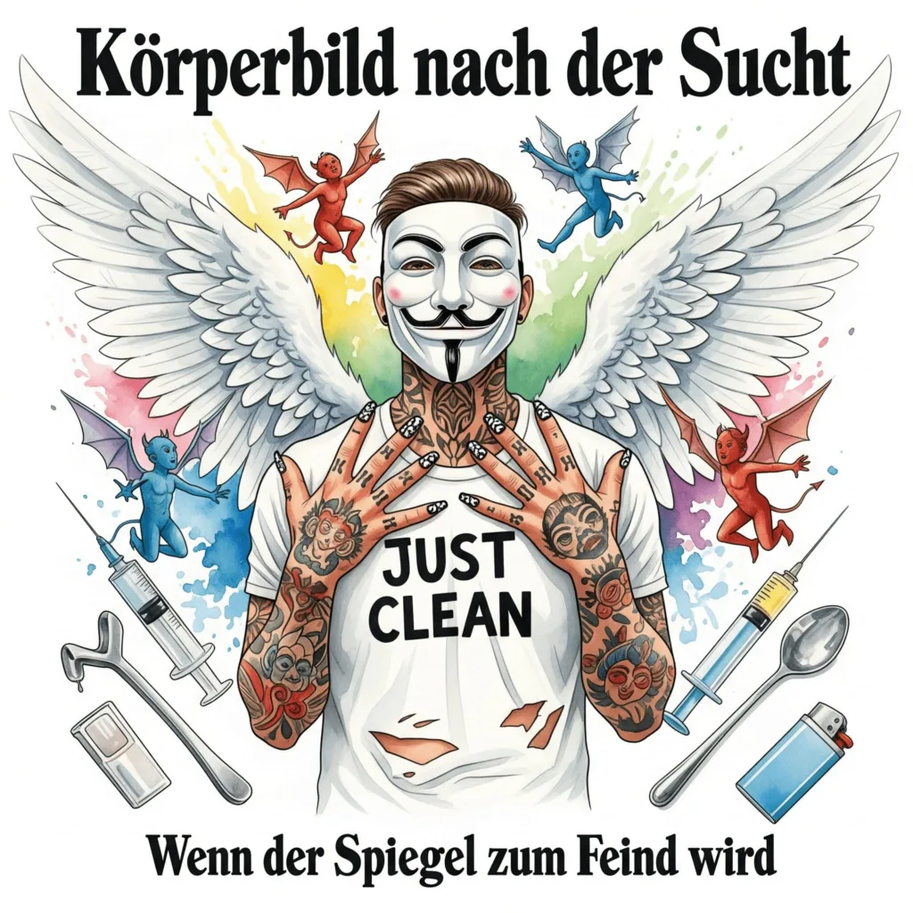 Körperbild nach der Sucht: Wenn der Spiegel zum Feind wird