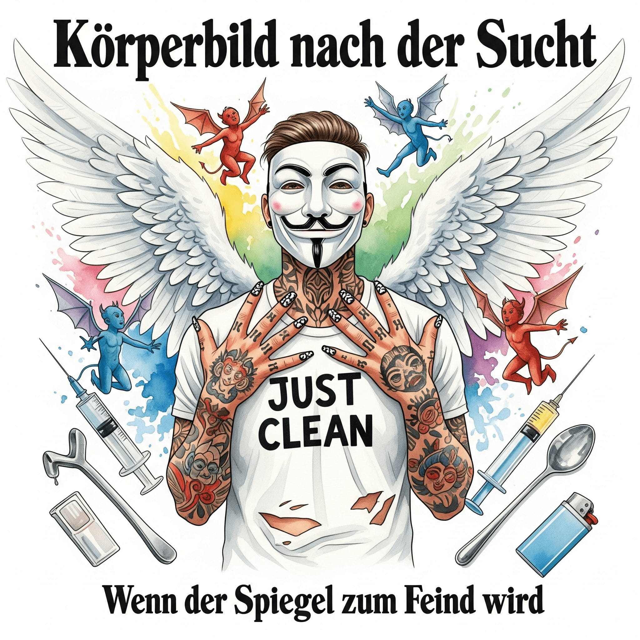 Körperbild nach der Sucht: Wenn der Spiegel zum Feind wird