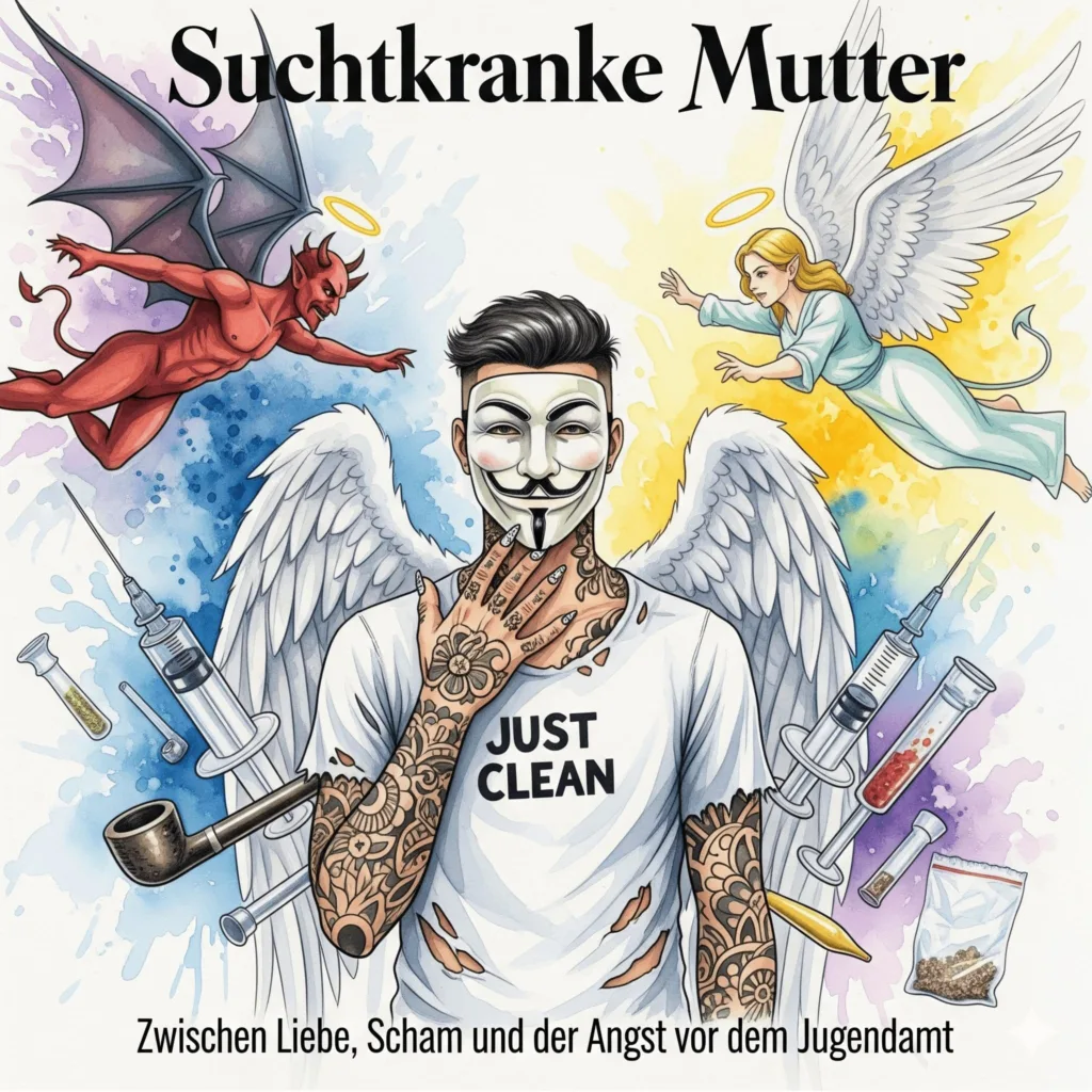 Süchtige Mutter: Zwischen Liebe, Scham und der Angst vor dem Jugendamt