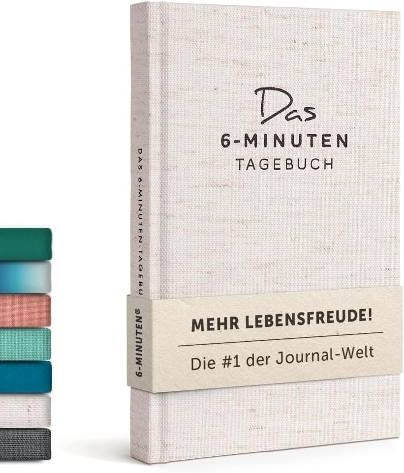 Buchcover: Das 6-Minuten Tagebuch für Erwachsene