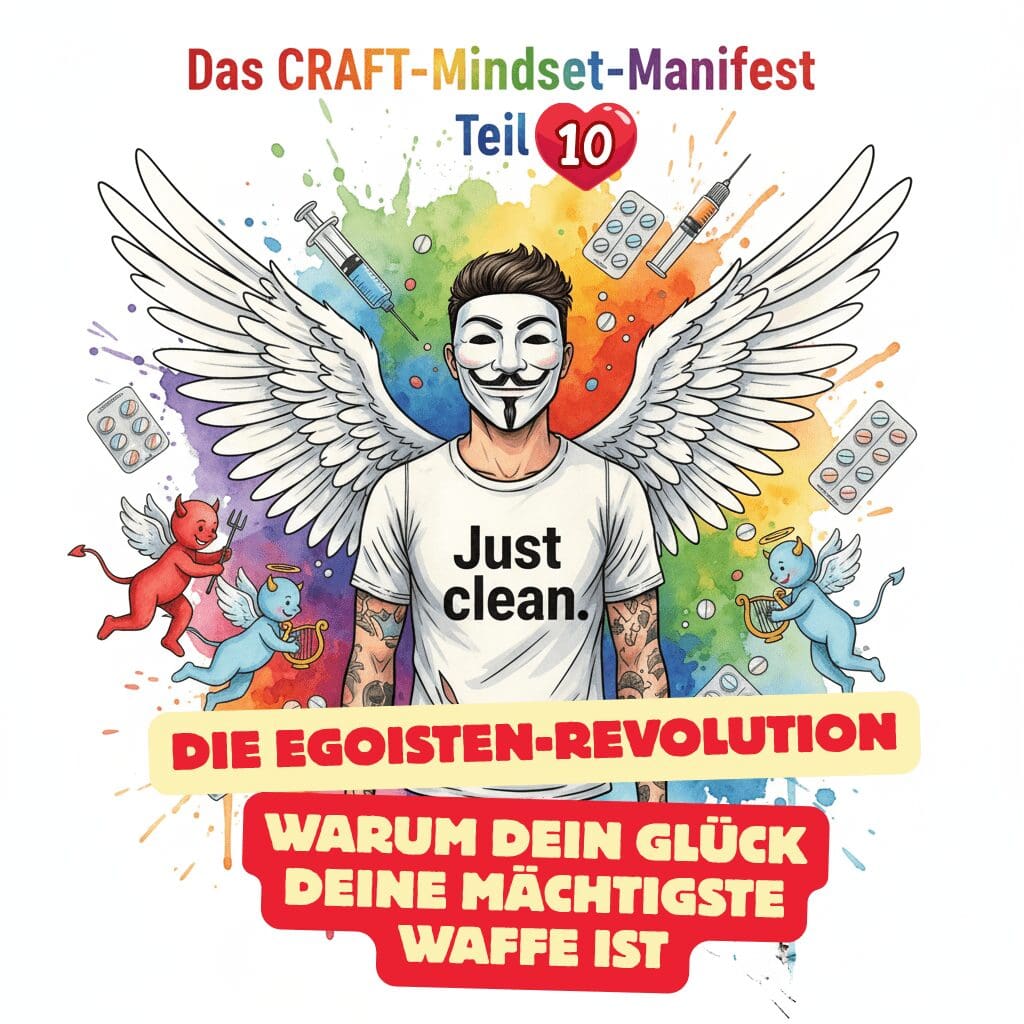 Das CRAFT-Mindset-Manifest (Teil 10): Die Egoisten-Revolution – Warum dein Glück deine mächtigste Waffe ist (Selbstfürsorge)