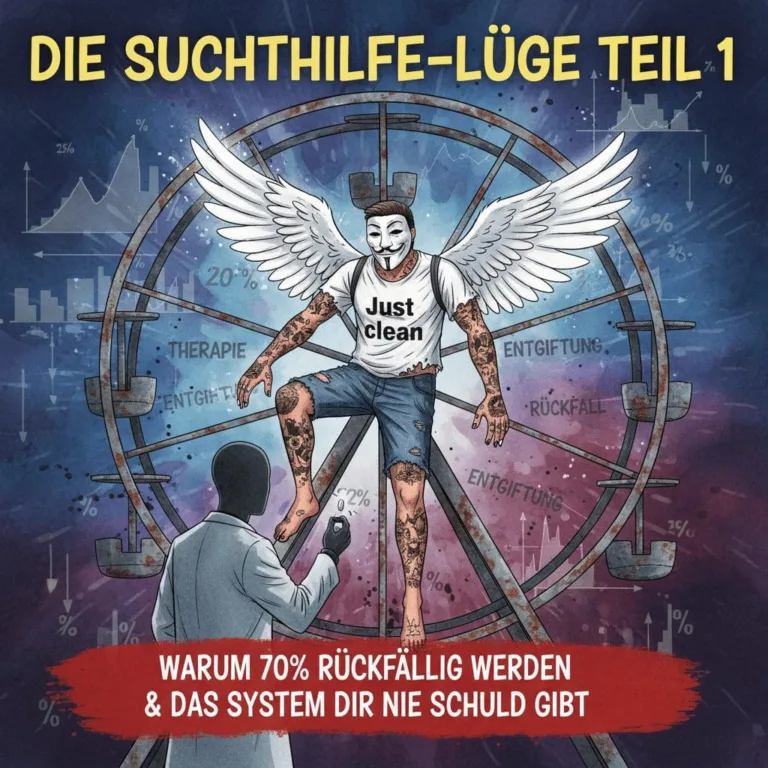 Die Willens-Lüge: Warum 70% rückfällig werden und das System dir die Schuld gibt