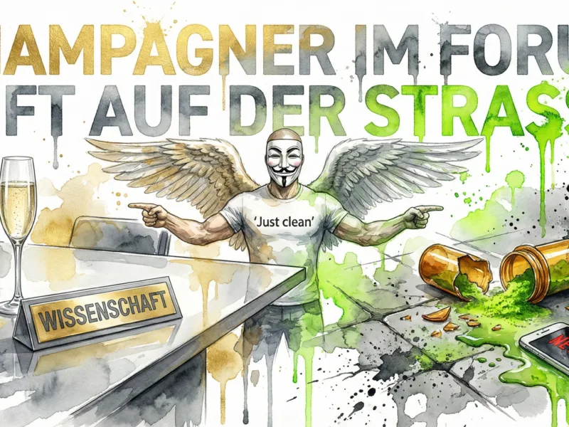 Champagner im Forum, Gift auf der Straße: Die Realitätsflucht der Drogenpolitik (Streeck-Kritik)