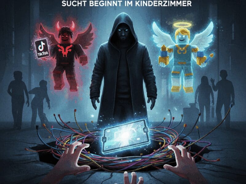 Die Dopamin-Falle: Wie Roblox, TikTok & YouTube Kids das Gehirn deines Kindes auf Sucht ‚primen‘