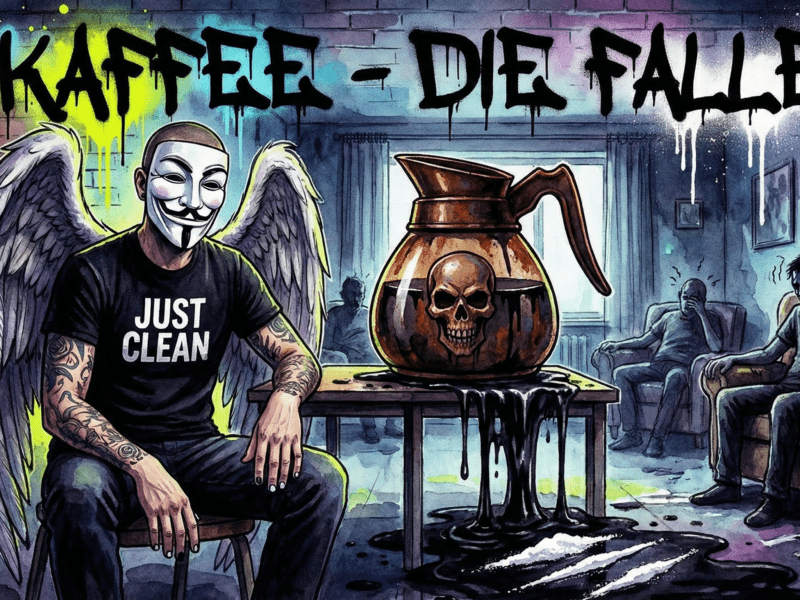 Kaffee: Die schwarze Droge der Reha & der tödliche Trigger für Kokain-Süchtige