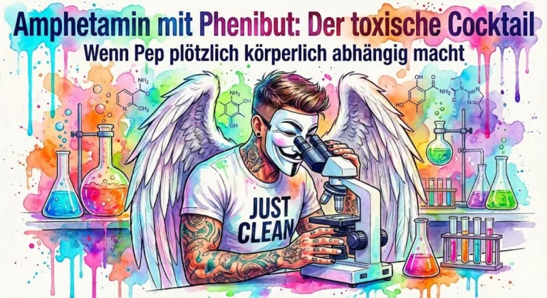 Amphetamin mit Phenibut: Der toxische Cocktail – Wenn Pep plötzlich körperlich abhängig macht 🧪⚠️