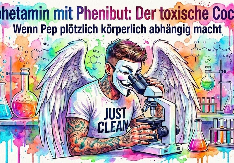Amphetamin mit Phenibut: Der toxische Cocktail – Wenn Pep plötzlich körperlich abhängig macht 🧪⚠️