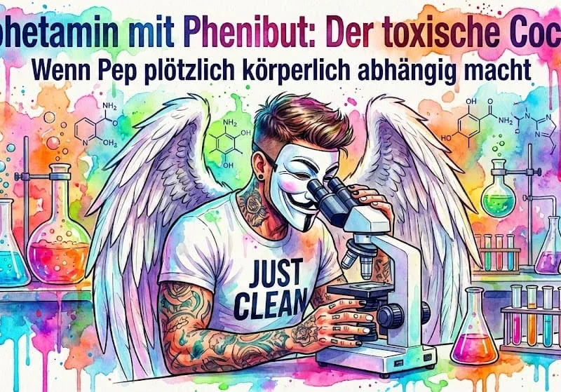 Amphetamin mit Phenibut: Der toxische Cocktail – Wenn Pep plötzlich körperlich abhängig macht 🧪⚠️