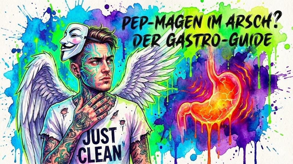 Amphetamin (Speed): Magenprobleme, Übelkeit & Regeneration – Der Gastro-Guide & [NeelixberliN Notfall-Plan]