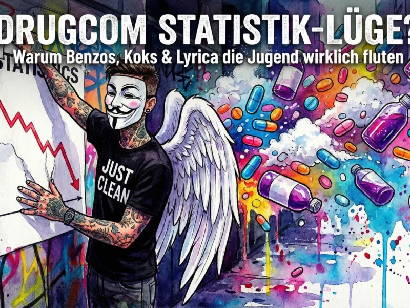 Drogen-Trend 2025: Die große Statistik-Lüge? – Warum Benzos, Koks & Lyrica die Jugend wirklich fluten