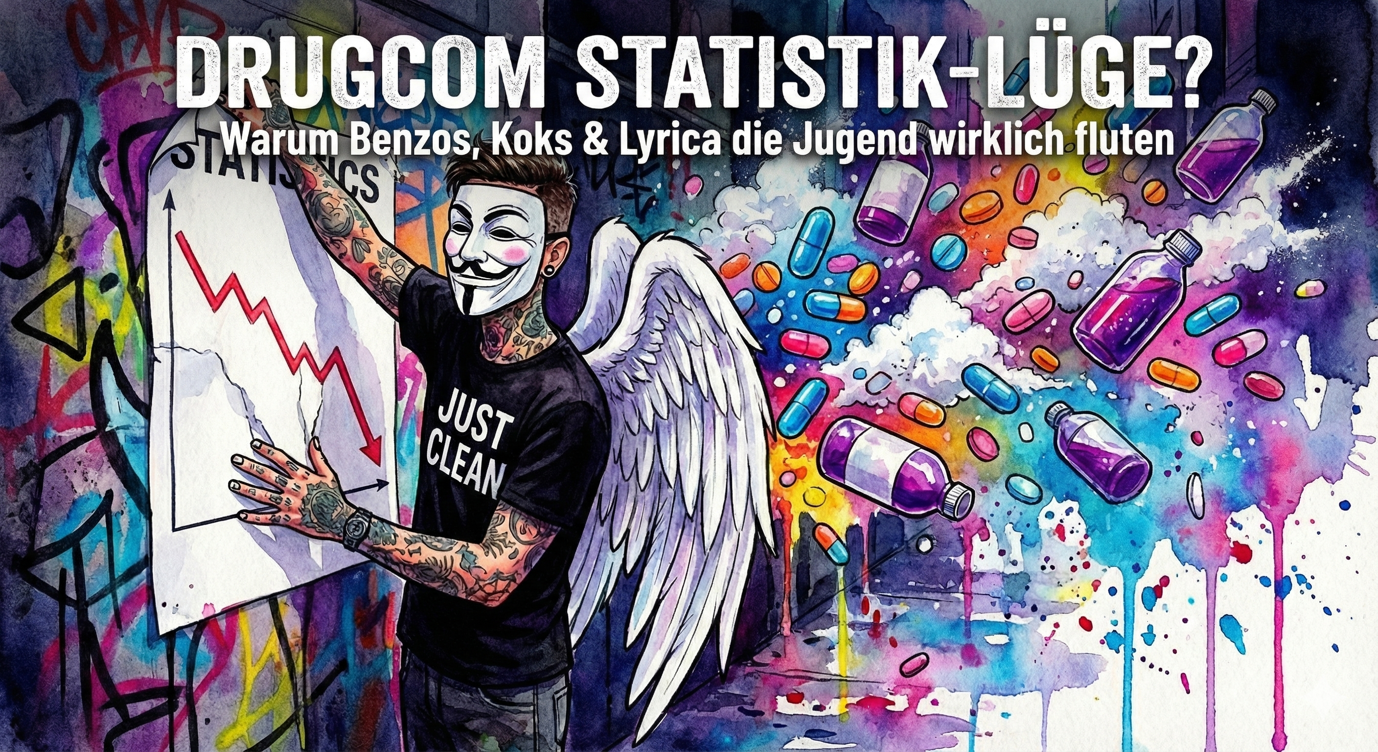 Drogen-Trend 2025: Die große Statistik-Lüge? – Warum Benzos, Koks & Lyrica die Jugend wirklich fluten